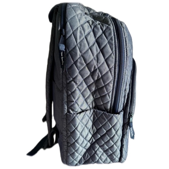 NWT Vera Bradley Large Backpack Moonlight Blue Denim Laptop Pocket Trolley Large main image 5